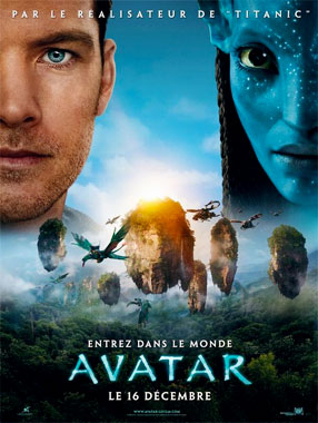 Avatar, le film de 2009 (poster français)