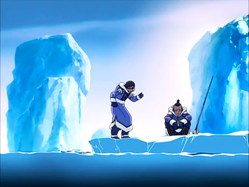Avatar, le dernier maître de l'Air S01E01: Le garçon bloqué dans l'Iceberg (2016)