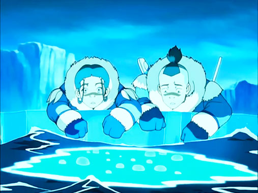Avatar, le dernier maître de l'Air S01E01: Le garçon bloqué dans l'Iceberg (2016)