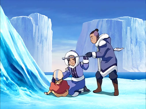 Avatar, le dernier maître de l'Air S01E01: Le garçon bloqué dans l'Iceberg (2016)