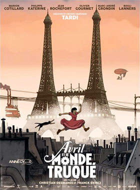 Avril et le monde truqué, le film animé de 2015