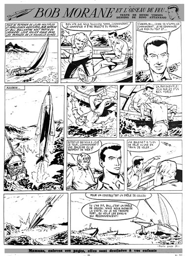 Bob Morane #01: L’oiseau de feu, la bande-dessinée de 1959