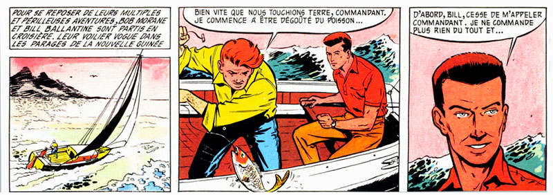 Bob Morane #01: L’oiseau de feu, la bande-dessinée de 1959