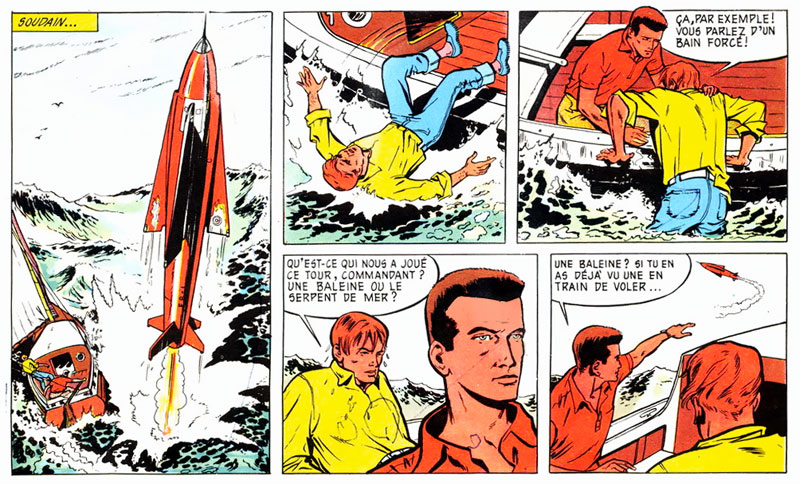 Bob Morane #01: L’oiseau de feu, la bande-dessinée de 1959