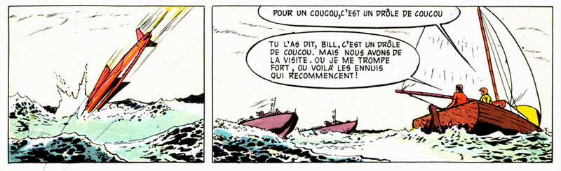 Bob Morane #01: L’oiseau de feu, la bande-dessinée de 1959