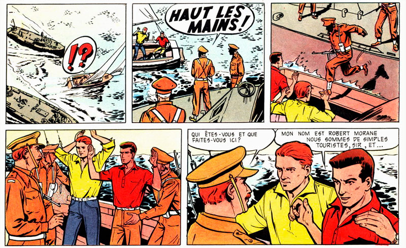 Bob Morane #01: L’oiseau de feu, la bande-dessinée de 1959