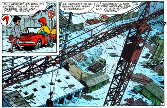 Yoko Tsuno #01: Le trio de l'étrange, la bande dessinée de 1971.