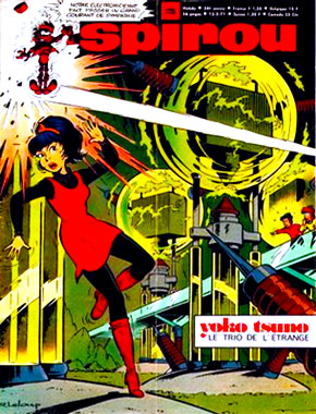 Yoko Tsuno #01: Le trio de l'étrange, la bande dessinée de 1971.