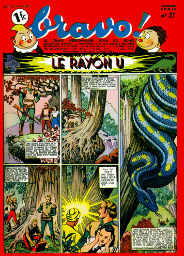 Le Rayon U, la bande dessinée de 1943