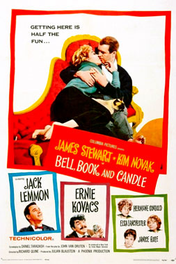 Bell, Book and Candle, L'adorable voisine, le film de 1958