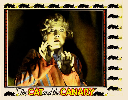 The cat and the canary, La volonté du mort, le film de 1927