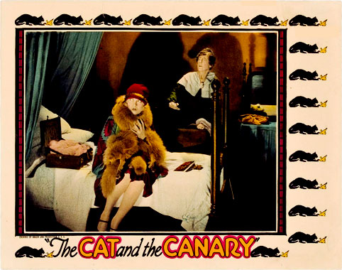 The cat and the canary, La volonté du mort, le film de 1927