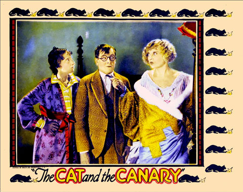 The cat and the canary, La volonté du mort, le film de 1927
