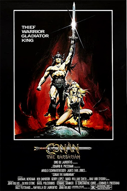 Conan le Barbare, le film de 1982 (poster)
