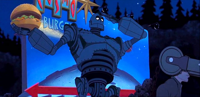 Le géant de fer, le film animé de 1999