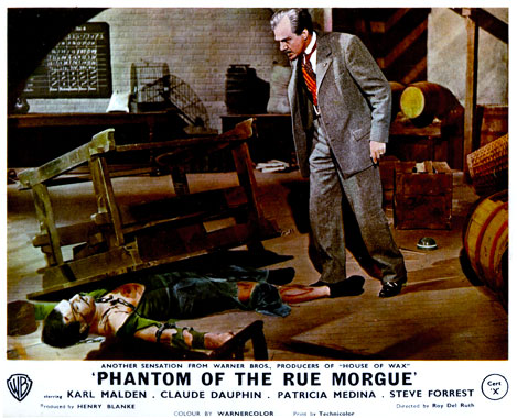 Le fantôme de la Rue Morgue, le film en 3D couleurs de 1954