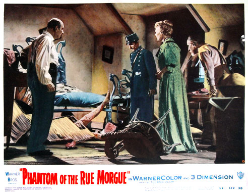 Le fantôme de la Rue Morgue, le film en 3D couleurs de 1954