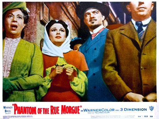 Le fantôme de la Rue Morgue, le film en 3D couleurs de 1954