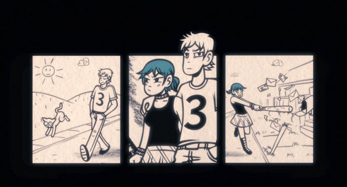 Scott Pilgrim, le coffret américain blu-ray+dvd de 2010