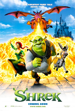 Shrek, le film animé de 2001.