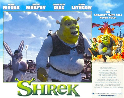 Shrek, le film animé de 2001.