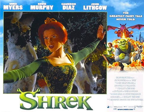 Shrek, le film animé de 2001.