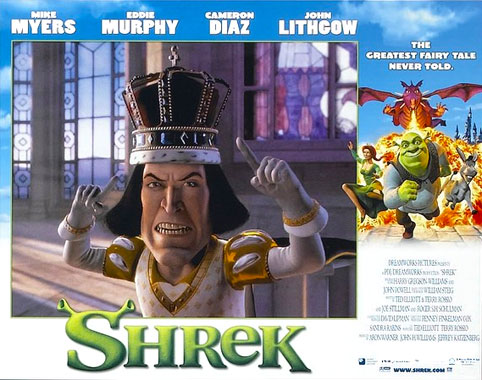 Shrek, le film animé de 2001.