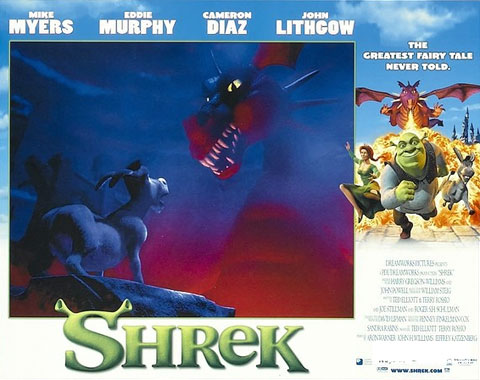 Shrek, le film animé de 2001.