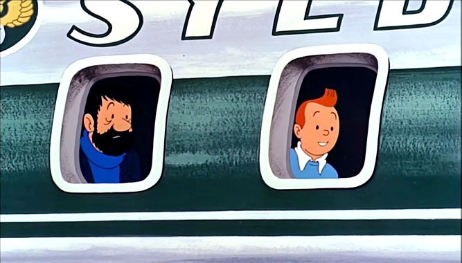 Tintin et le lac aux requins, le dessin animé de 1972