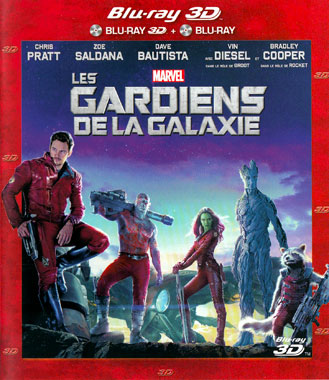 Les gardiens de la galaxie (2014), le blu-ray 3D français de 2014