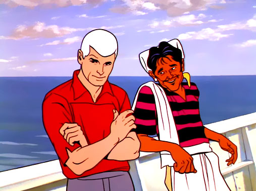 Jonny Quest S01E11: Crâne et tibias croisés (1964)