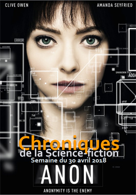 Chroniques de la Science-fiction, Année 2018 numéro 18 - Semaine du lundi 30 avril 2018