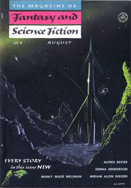 TThe Magazine Of Science-Fiction & Fantasy, le numéro d'août 1954