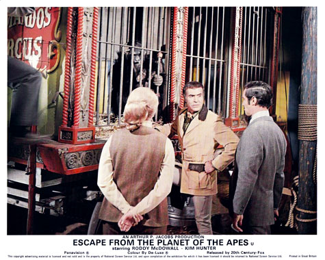 Les évadés de la planète des singes, le film de 1971