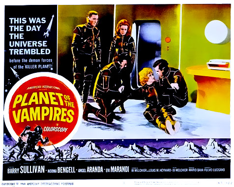 La planète des vampires, le film de 1965