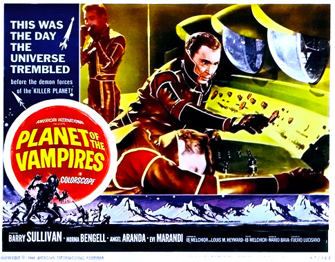 La planète des vampires, le film de 1965