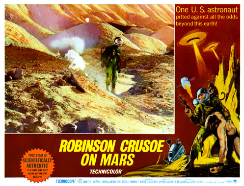 Robinson Crusoé sur Mars, le film de 1964