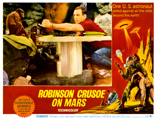 Robinson Crusoé sur Mars, le film de 1964