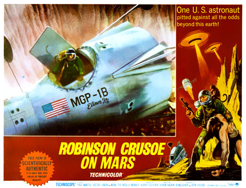 Robinson Crusoé sur Mars, le film de 1964