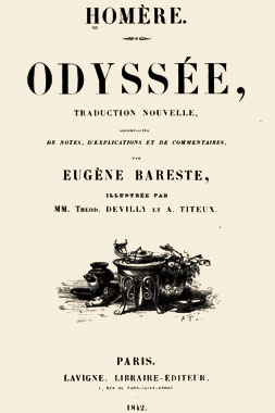 L'odyssée, le roman de Homère du 8ème siècle avant J.C.