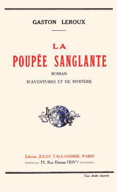 La poupée sanglante, le roman de 1923