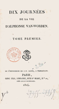 Le manuscrit trouvé à Saragosse, le roman de 1810