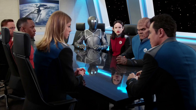 The Orville S01E10: L'orage de feu (2017)