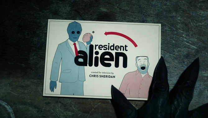 Resident Alien, la série télévisée de 2021