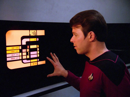 Star Trek NG S01E15 FR S01E14: 11001001 (1987)