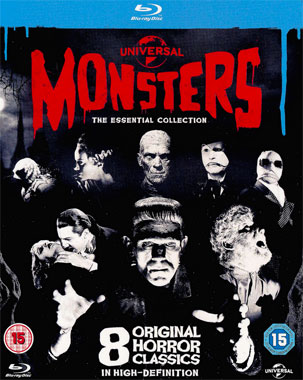 Universal Monsters Collection, le coffret blu-ray de 2012