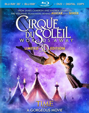 Cirque du Soleil, le voyage imaginaire (2012), le blu-ray américain de 2013