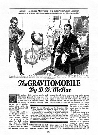 Amazing Stories, le numéro 16 de juillet 1927.